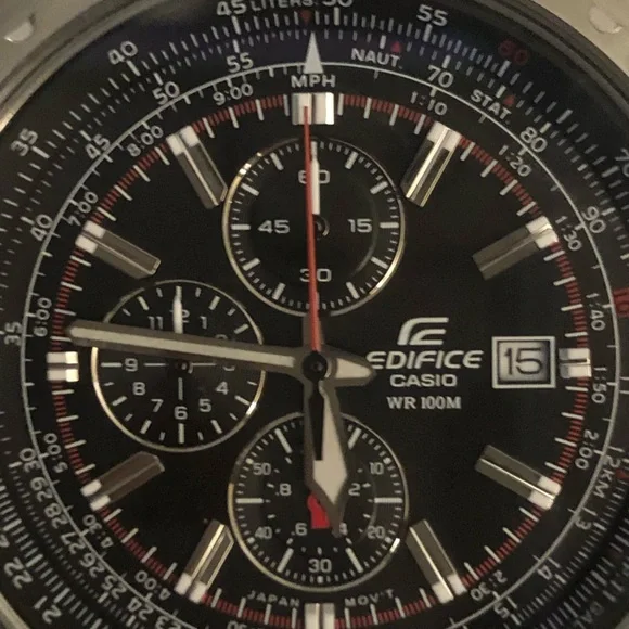 Casio Edifice watch Brand New never been used EDIFICE Solar ECB-2000SS-2A Casio Watch 50th Anniversary  main image 2